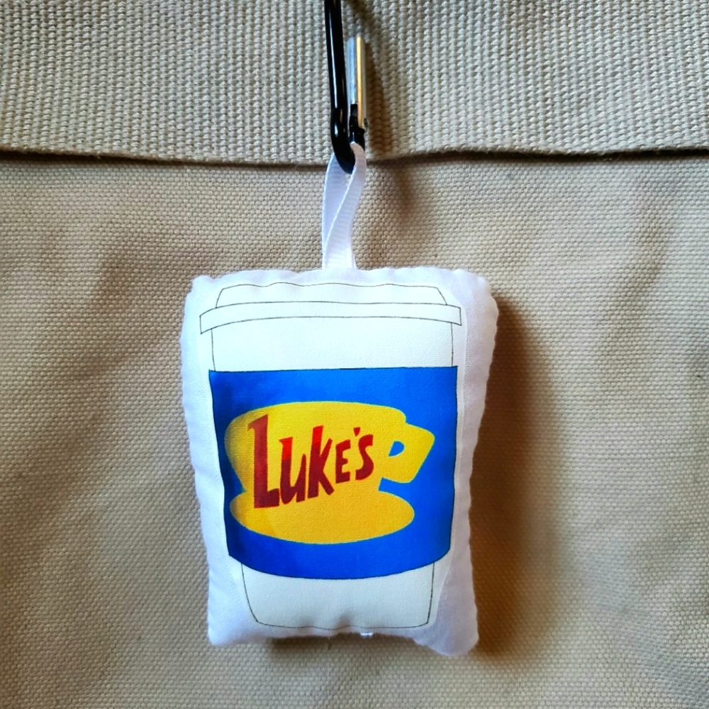 Gilmore Girls Luke's Coffee Cup Bag/Purse Dangle.